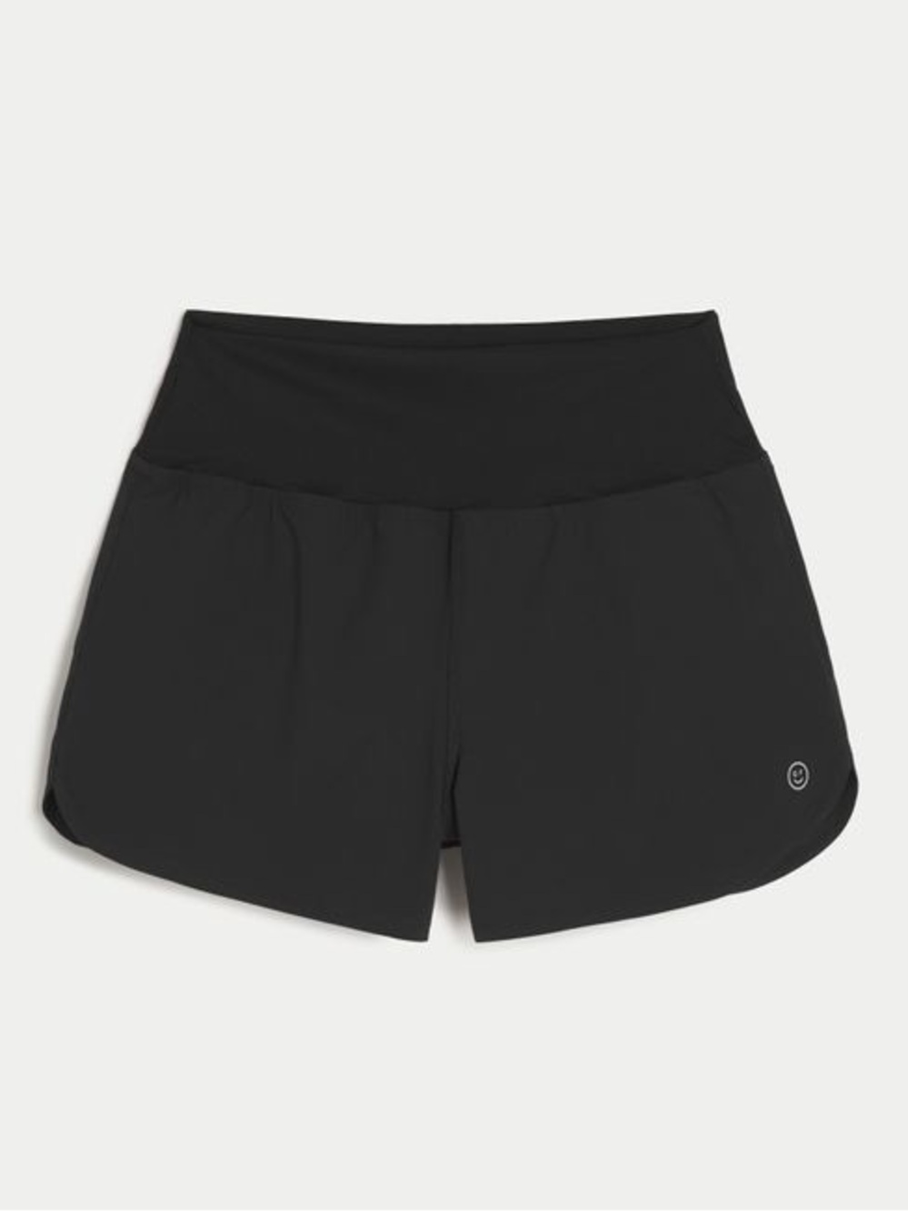 Hollister Gilly Hicks Black Active Running Shorts